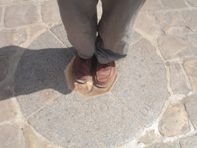 Standing at the Center of France